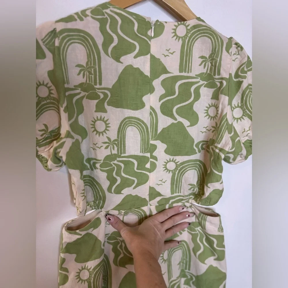 Show Me Your Mumu Jessa Tropical Print Mini Dress - Picture 8 of 10